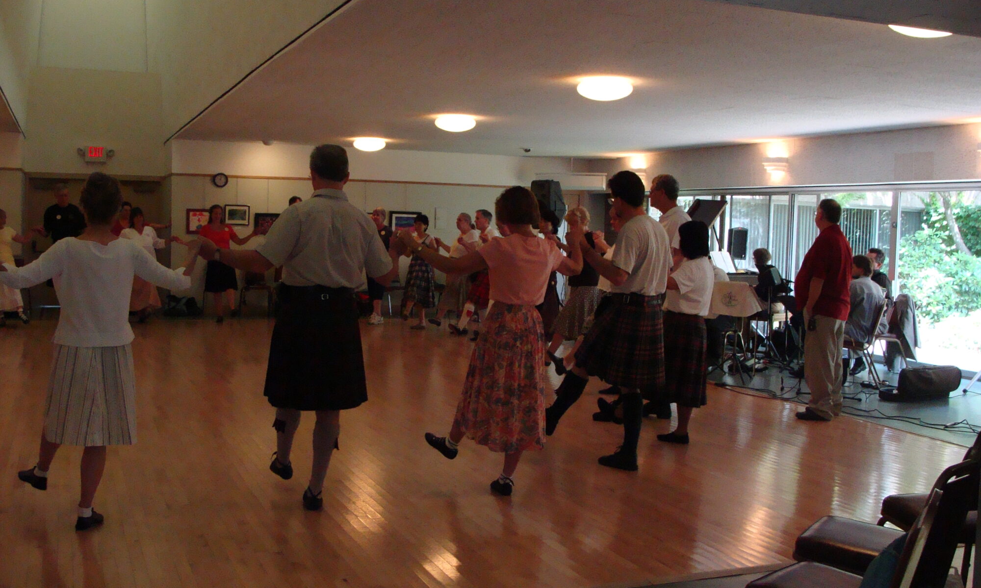 Scottish dance class